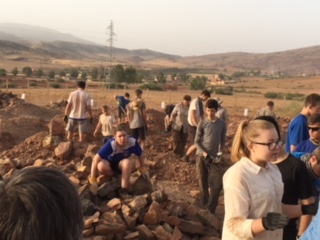 Scouts working