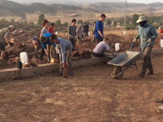 Working on the land
